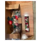 Collection of Vintage Home Interiors & Gifts Decorative Glass Items and Framed Portrait