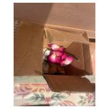 Collection of Vintage Home Interiors & Gifts Decorative Glass Items and Framed Portrait