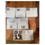 Home Interiors and Gifts Collection with Figurines, Candelabra, and Metal Shelf