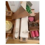 Collection of Home Decor Items and Glassware