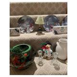 Assorted Christmas Decor and Tableware Set