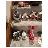 Assorted Christmas Decor and Tableware Set