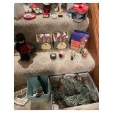 Assorted Christmas Decor and Tableware Set