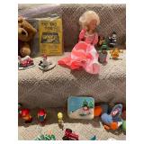 Collection of Vintage Toys, Games, and Figurines