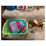 Collection of Vintage Toys, Games, and Figurines