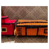 Vintage Train Set with Plush Toy and Activity Board