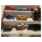 Vintage Train Set with Plush Toy and Activity Board