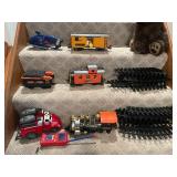 Vintage Train Set with Plush Toy and Activity Board