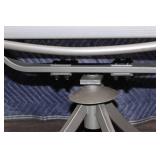 Pair of Gray Outdoor Patio Swivel Chairs