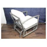 Pair of Outdoor Patio Lounge Chairs with Cushions