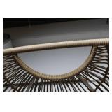 Egg-Shaped Outdoor Patio Chair with Cushions