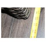 5-Piece Wicker Patio Set with Cushions