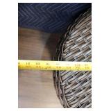 5-Piece Wicker Patio Set with Cushions