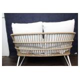 Outdoor Patio Loveseat with Cushions