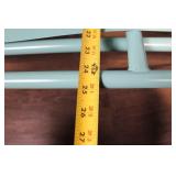 Outdoor Patio Sofa with Cushions and Turquoise Steel Frame