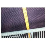 Outdoor Patio Sofa with Cushions and Turquoise Steel Frame