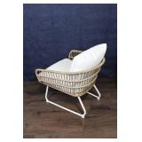 Pair of Modern Outdoor Patio Chairs with Wicker Design