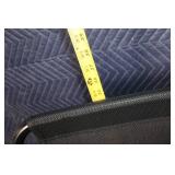 Set of 2 Black Metal Patio Chairs with Small Round Table