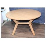 Round Wooden Outdoor Patio Table