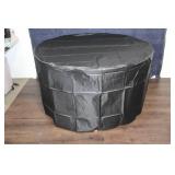 Round Wooden Outdoor Patio Table