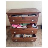 Vintage Dresser & Contents
