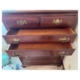 7 Drawer Ethan Allen Cherry Wooden Dresser