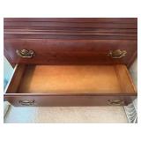 7 Drawer Ethan Allen Cherry Wooden Dresser