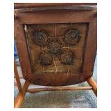 Oak Press Back Chair