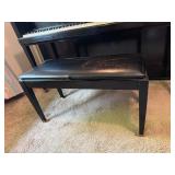 Steinway & Sons Upright Piano, Bench, Light, & Metronome