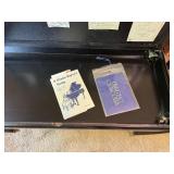 Steinway & Sons Upright Piano, Bench, Light, & Metronome