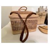 Lot of New and Used Wicker Purses