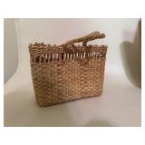 Lot of New and Used Wicker Purses