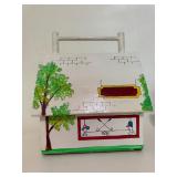 Vintage Wooden Box Purse & Metal Lunchbox Barn