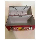 Vintage Wooden Box Purse & Metal Lunchbox Barn