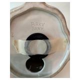 Vintage "Fitz & Floyd" 1997 Porky Bank & Wood Oval Mirror