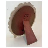 Vintage "Fitz & Floyd" 1997 Porky Bank & Wood Oval Mirror