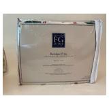 Lot of (2) Cotton Flannel Size Full Sheets: Reindeer & Duck