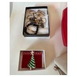 Large Lot of Costume Jewelry 12K Gold & Sterling Sliver