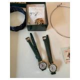 Large Lot of Costume Jewelry 12K Gold & Sterling Sliver