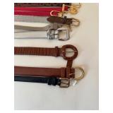 Belts; Italian Croco-Calf & Coach Size Small