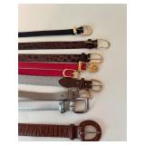 Belts; Italian Croco-Calf & Coach Size Small