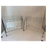 Lot of (2) Shoe Racks