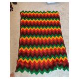 Lot of (4) Vintage Crochet Afghans