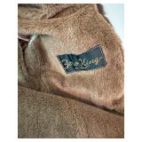 Zero King Coat Mens 40 Vintage Union Made With Fur Collar Long Designs Lined