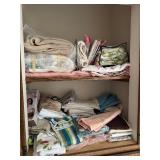 Lot of Blankets, Towels, & Heating Pad