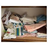 Lot of Blankets, Towels, & Heating Pad