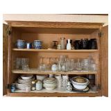 WHOLE CUPBOARD of Glassware