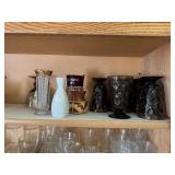 WHOLE CUPBOARD of Glassware