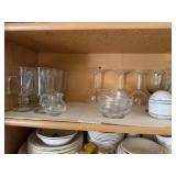 WHOLE CUPBOARD of Glassware