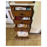 Lot of 6 Kitchen Drawers